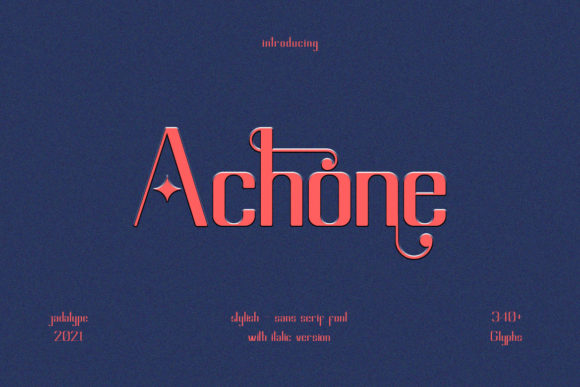Achone Font: Elevate Your Brand Identity