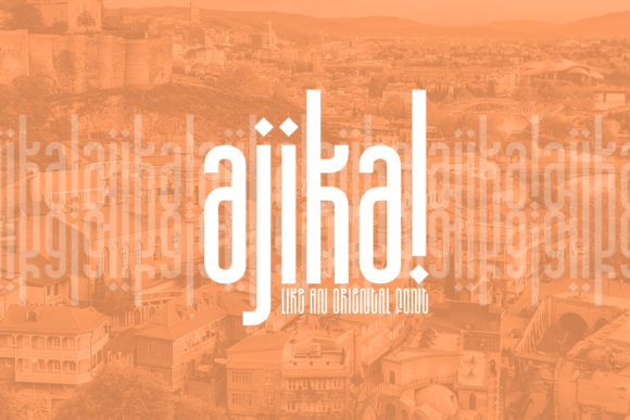 Ajika Font: Modern Sans Serif for Editorial Design