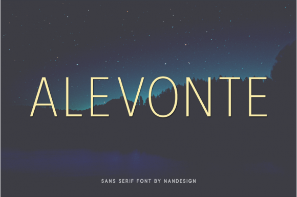 Alevonte: The Perfect Sans Serif Font for Crafters