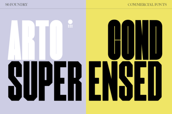 Arto Typeface: Bold Sans Serif for Editorial Design