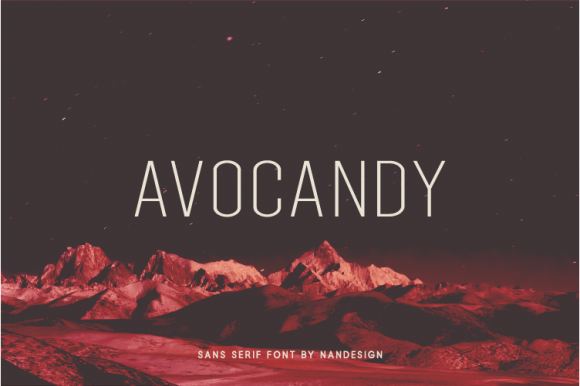 Avocandy: A Modern Sans Serif Font for Editorial Design