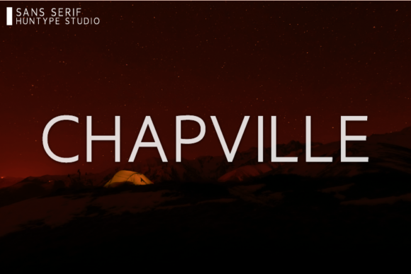 Chapville Typeface for Modern Brand Identity