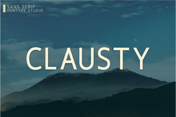 Clausty: A Minimal Sans Serif Font for Modern Web Design