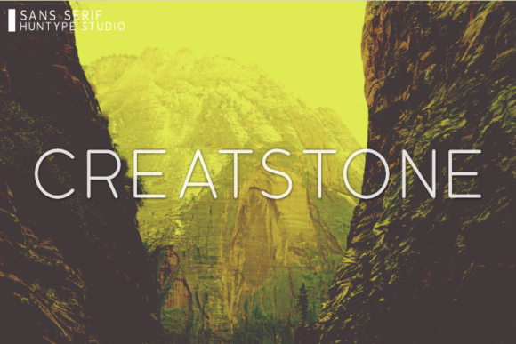 Creatstone: A Modern Sans Serif Font for Editorial Design