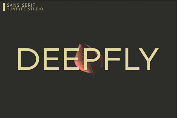 Deepfly: The Minimalist Sans Serif Typeface for Modern Brands