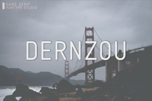Dernzou Typeface: Clean Sans Serif for Modern Logos
