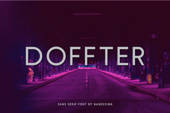 Doffter: A Refined Sans Serif Font for Editorial Design