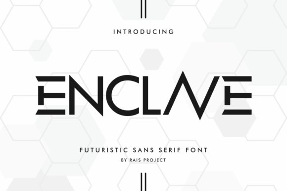 Enclave: A Futuristic Sans Serif Typeface