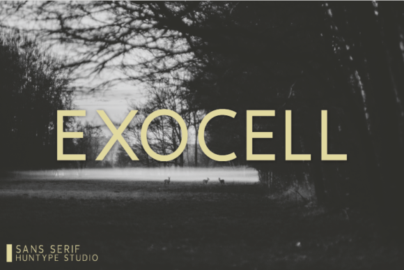 Exocell Font Review for Modern Campaign Design