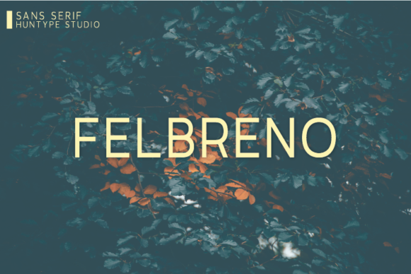 Felbreno: A Delicate Sans Serif for Modern Editorial Design