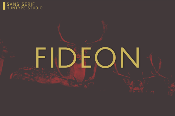 Fideon: The Modern Sans Serif Typeface for Bold Branding