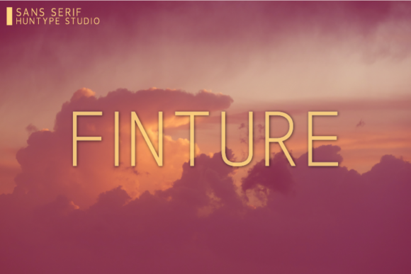 Finture: A Clean Sans Serif Font for Modern Brands