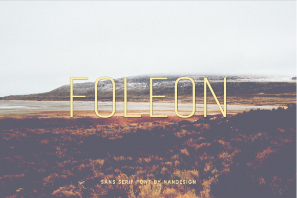 Foleon: A Modern Sans Serif Font for Makers