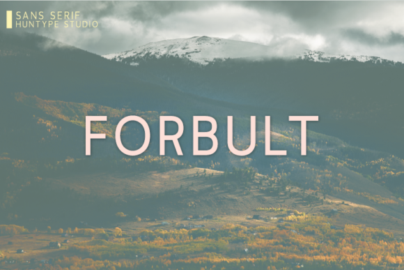 Forbult Font: Elevate Your Brand Identity