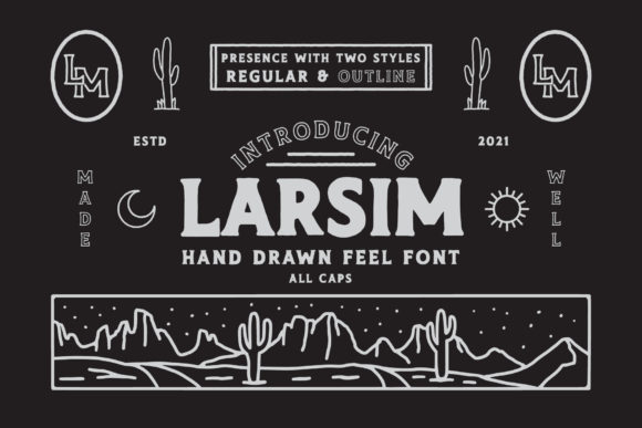 Larsim Font for Professional Small Business Branding