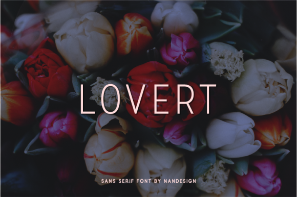 Lovert: A Modern Sans Serif Typeface for Web Design
