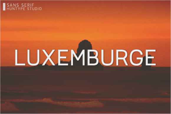 Luxemburge Font for Modern Campaign Design