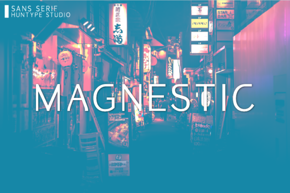 Magnestic: A Clean Sans Serif Font for Modern Brands