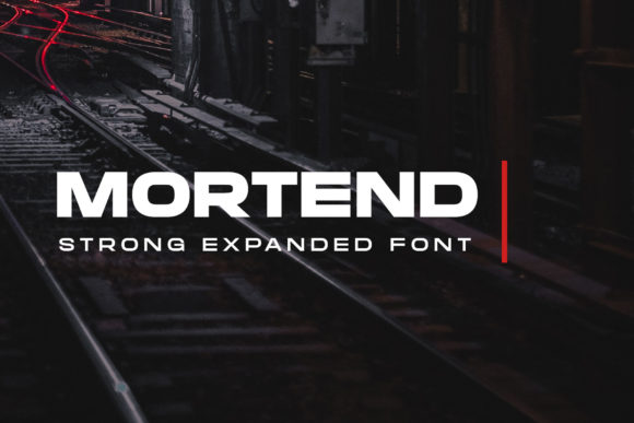 Mortend: A Futuristic Sans Serif Font for Modern Web Design