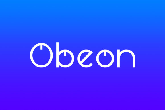 Obeon: The Modern Sans Serif Font for Digital Brands