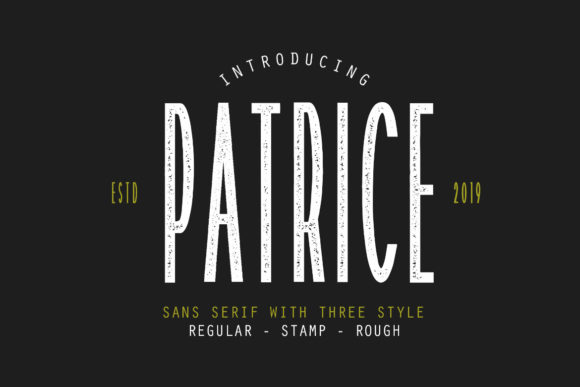 Patrice Font: Vintage Sans Serif for Retro Design