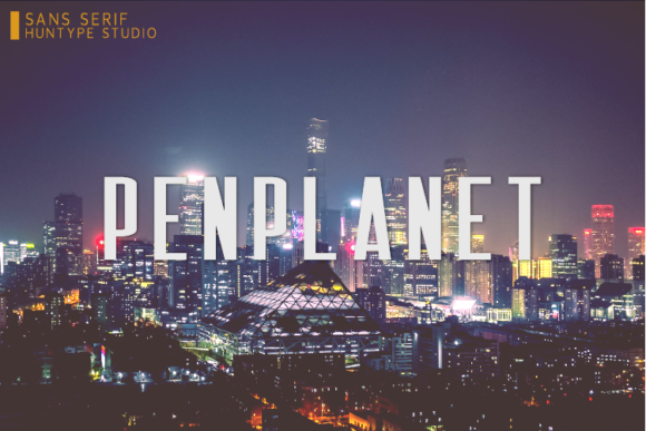 Penplanet Font: A Clean Typeface for Modern Web Design