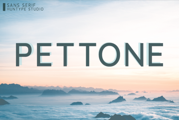 Pettone: The Modern Sans Serif Typeface for Brands