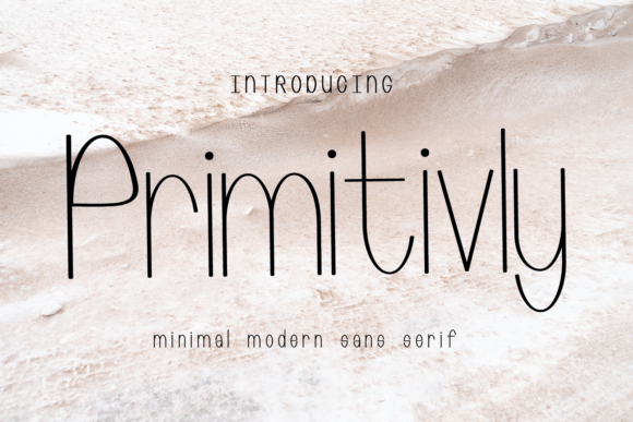 Primitivly: A Clean Sans Serif Typeface for Modern Branding