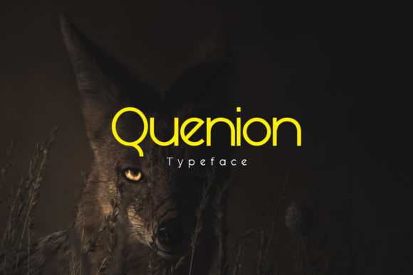 Quenion: A Modern Sans Serif Typeface for Web Design