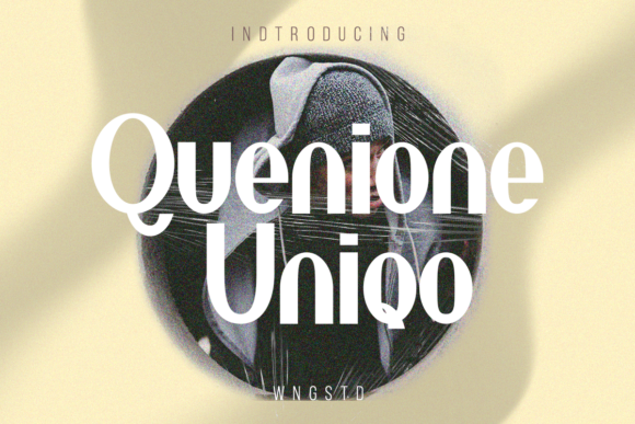 Quenione Unico: Bold Sans Serif Font for Editorial Design