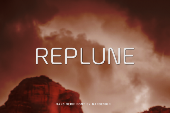 Replune: A Modern Sans Serif Font for Editorial Design