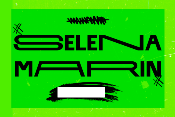 Selena Marin Typeface for Modern Editorial Design