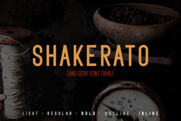 Shakerato Font for Modern Editorial Design