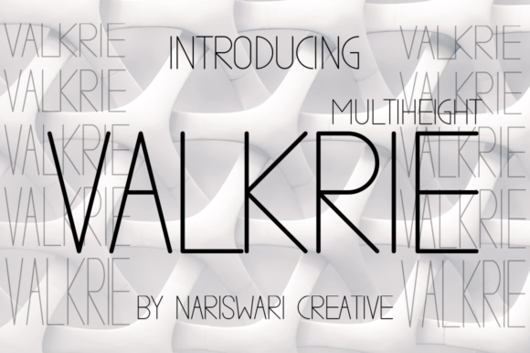 Valkrie: A Fresh Sans Serif Font for Modern Editorial Design