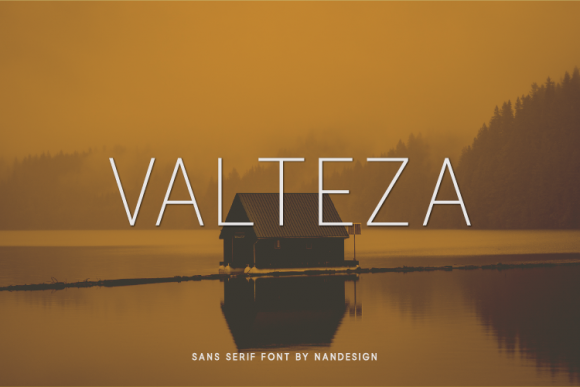 Valteza: A Clean Sans Serif Font for Modern Brands