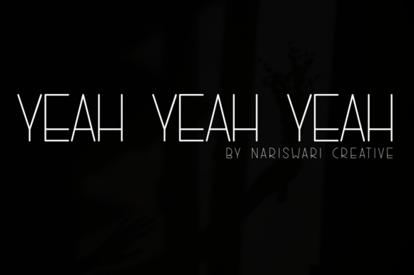 Yeah, Yeah, Yeah: The Minimal Sans Serif Font for Modern Editorial Design